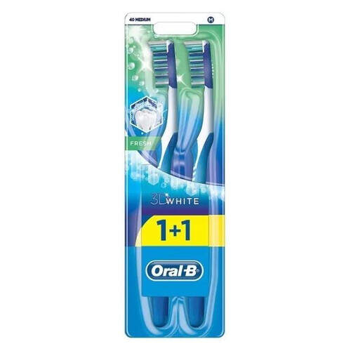 Oral B Advance 3 Boyutlu Beyaz 1+1 40 Med Diş Fırçası
