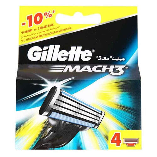 Gillette Mach 3 Tıraş Bıçağı 4'lü