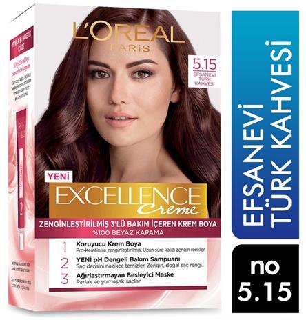 Loreal Excellence 5.15 - Turk Kahvesi