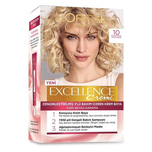 Loreal Excellence Açık Sarı 10