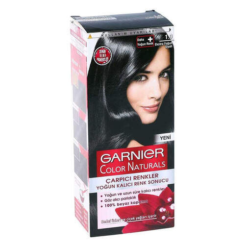 Garnier Color Naturals Extra Yoğun Siyah Saç Boyası 1.