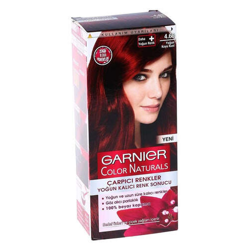 Garnier Color Naturals Yoğun Koyu Kızıl Saç Boyası 4.6