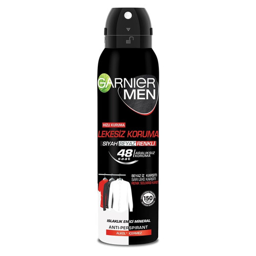 Garnier Men Lekesiz Koruma Deodorant 150 Ml