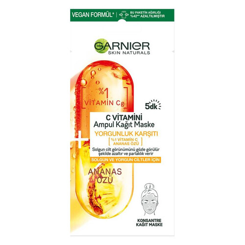 Garnier Ampul Maske C Vitamini