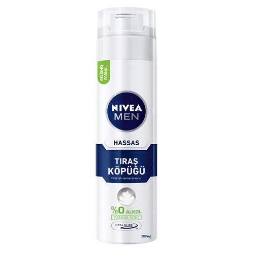 Nivea For Men Tıraş Köpüğü Sensitive 200 Ml.