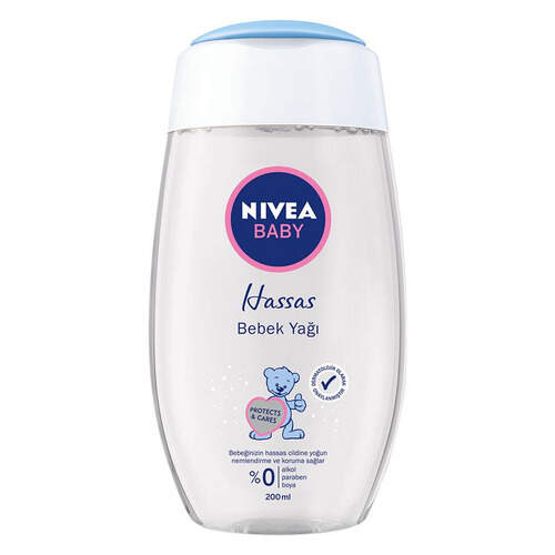 Nivea Baby Doğal Badem Bebek Yağı 200 Ml.