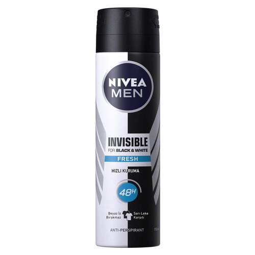 Nivea Deodorant Formen İnv B&w Fresh 150 Ml.