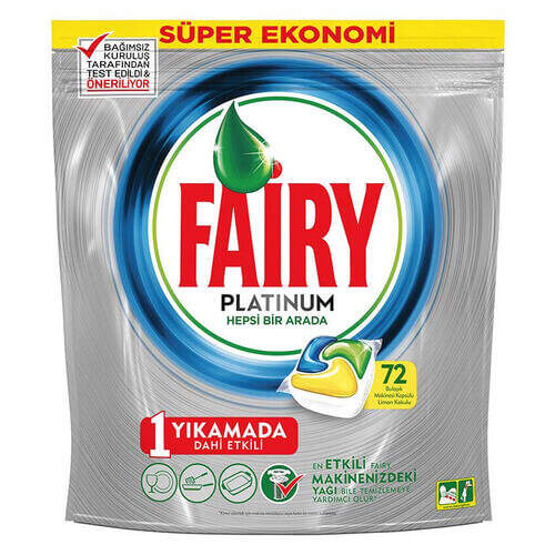 Fairy Platinum Makina Kapsül 72'li Paket