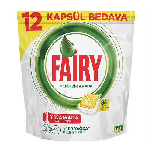 Fairy Sarı Kapsül 84'lü Tablet