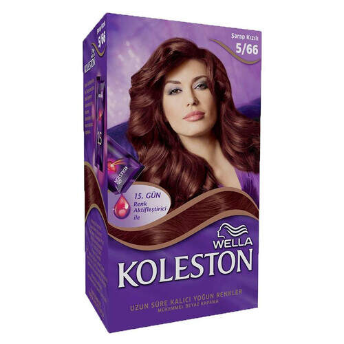Koleston Şarap Kızılı Tüp Saç Boyası 50 Ml. (5.66)