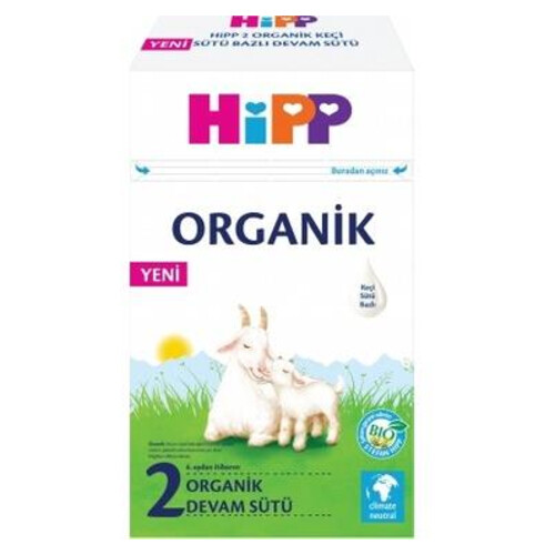 Hipp 2 Organik Keçi Sütlü Devam Sütü 400 Gr
