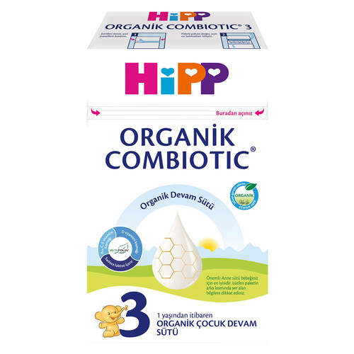 Hipp 3 Organik Combiotik Bebek Sütü 600 Gr.