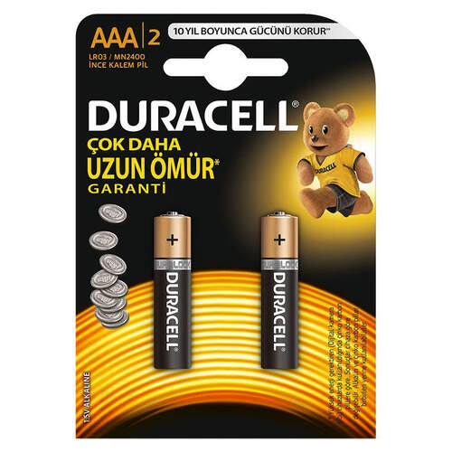 Duracell İnce Pil 2'li