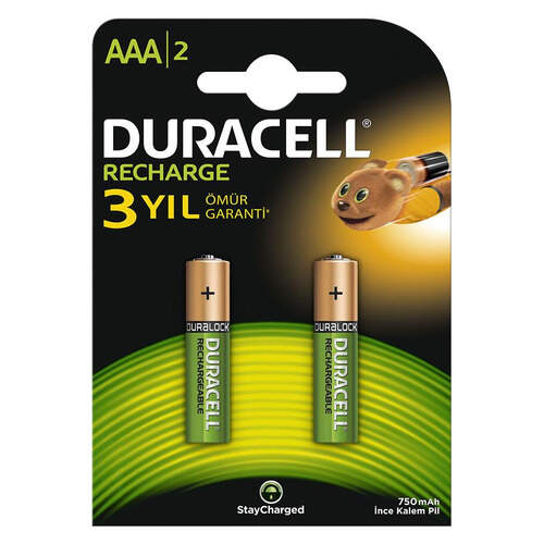 Duracell Şarj Edilebilir Pil Aaa -750- 2'li