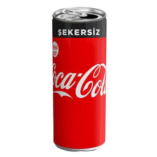 Coca-cola Zero Teneke Kutu 250 Ml.
