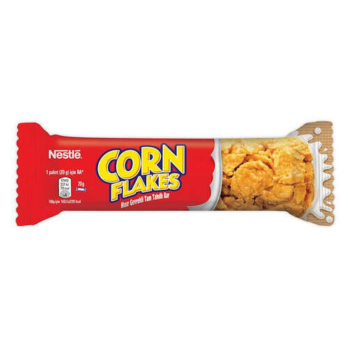 Nestle Corn Flakes Mısır Gevrekli Tam Tahıllı Bar 20 Gr.