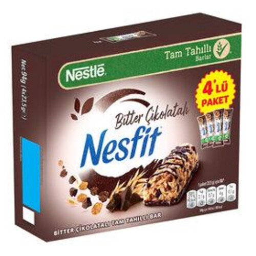 Nestle Nesfit Bitter Çikolatalı Bar 4x23.5 Gr