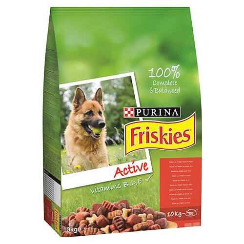 Frıskıes Actıve Dog Duot Meat 10 Kg