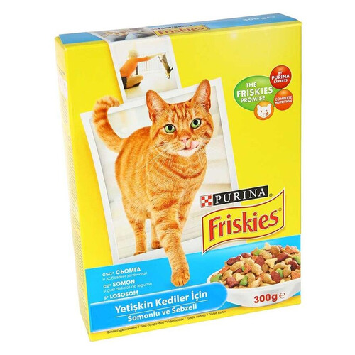 Frıskıes Yetişkin Kedi Somonlu Ve Sebzeli 300gr