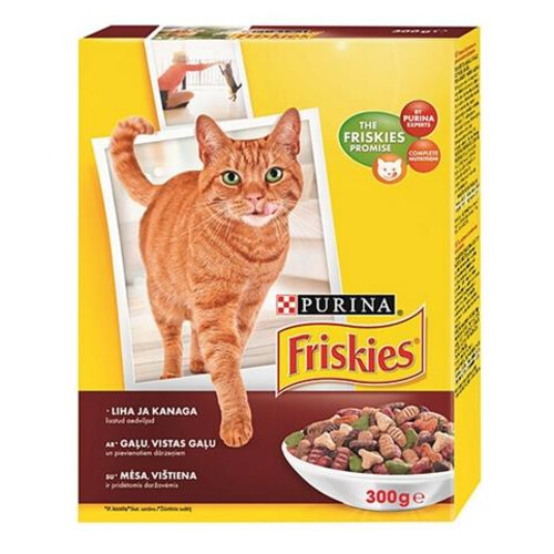 Frıskıes Adult Cat Me&chkn&veg 300 Gr