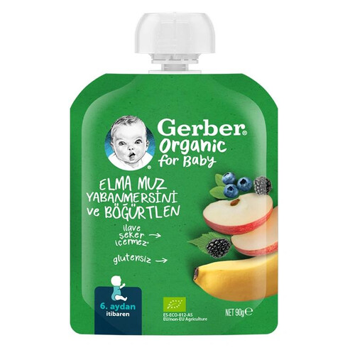 Gerber Elma Muz Yaban Mersın Bogurtlen 90 Gr