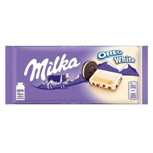 Milka Tablet Oreo White 100gr