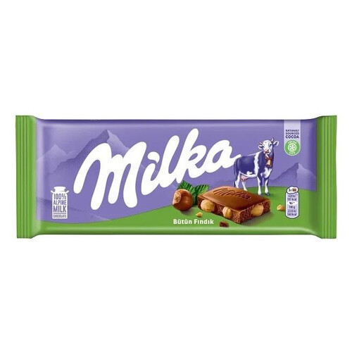 Milka Tablet Bütün Fındık 90gr