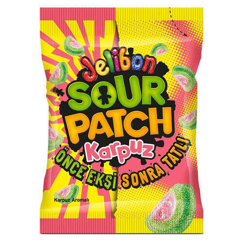 Jelibon Sourpatch Kids Karpuz Aromalı 80 Gr.