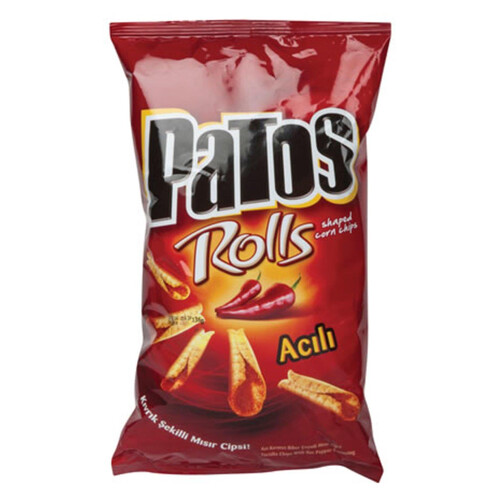 Patos Rolls Acılı Kıvrık Mısır Cipsi