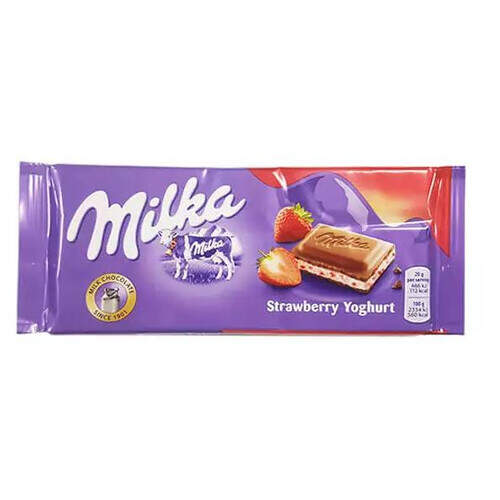 Milka Tablet Çilekli 100 Gr.