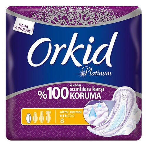 Orkid Comfort Plt Normal Tekli 8'li Ped