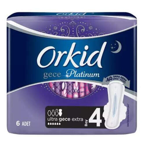 Orkid Platinium Gece Extra Tekli 6'lı