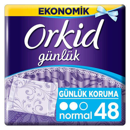 Orkid Günlük Normal Ped Ekonomik 3'lü 48'li