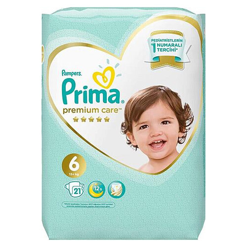 Prima Premium Care İkiz Paket Extra Large 21 Li Çocuk Bezi