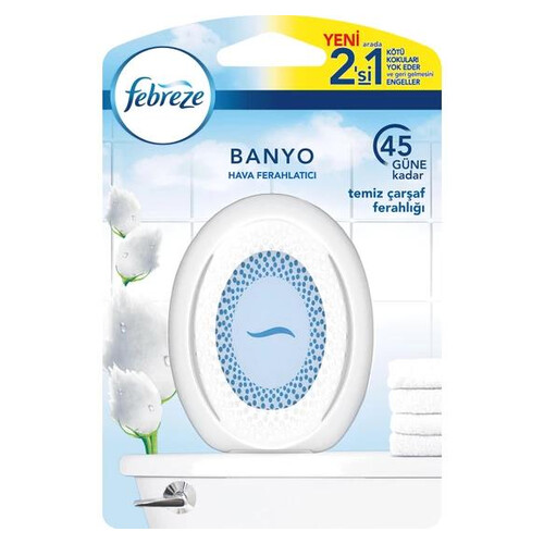 Febreze Banyo Oda Kokusu Temiz Çarşaf Ferahlığı