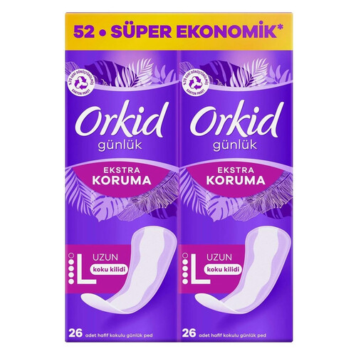 Orkid Günlük Ped Uzun Lambada 52'li