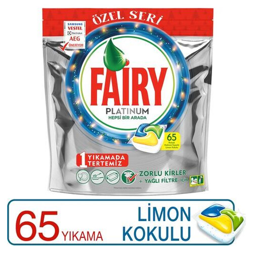 Fairy Platinum Kapsül Limon 65'li