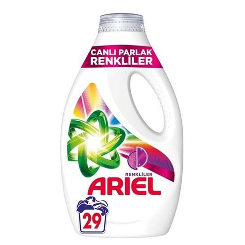 Ariel Sıvı Deterjan Canlı Parlak 29 Yık. 1595 Ml