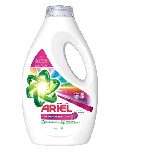 Ariel Sıvı Deterjan Canlı Parlak 880 Ml