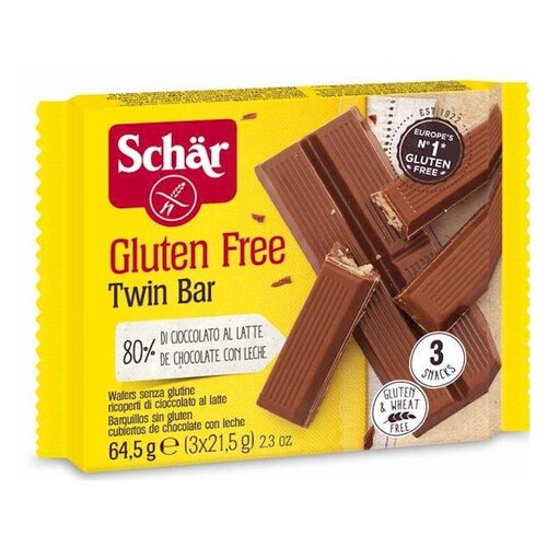 Schar Twin Bar Glutensiz Çiftli Çikolata 3*21.5gr