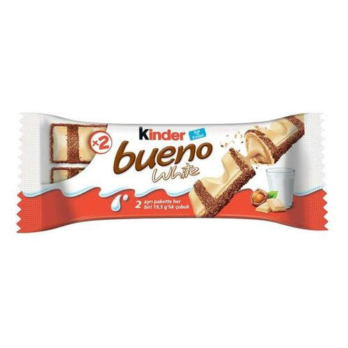 Kinder Bueno Beyaz Çikolata 39 Gr.