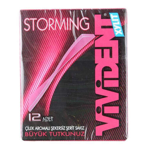 Vivident Storming Çilek Aromalı 33 Gr.