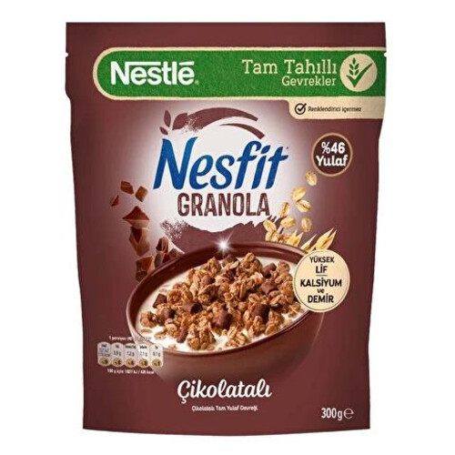 Nestle Nesfit Granola 300gr.çikolatalı