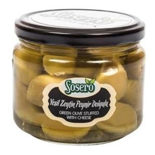Sosero Peynır Dolgulu Yesıl Zeytın 300gr