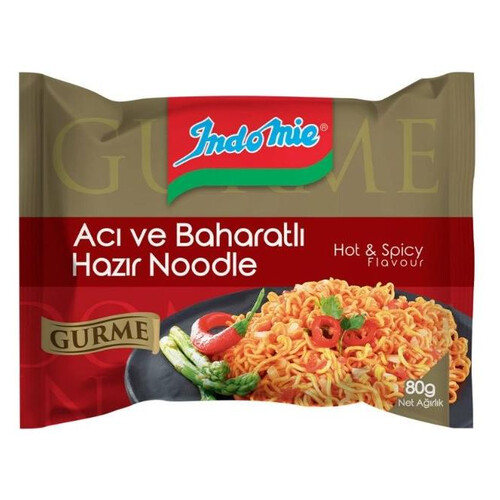 Indo Mie Gurme Acı Ve Baharatlı Noodle 80 Gr
