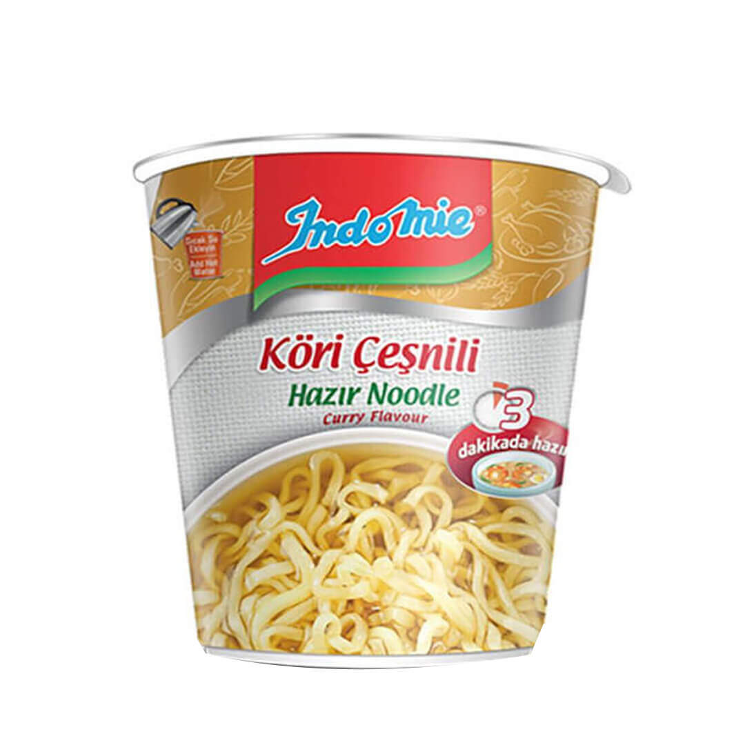 İndo Mie Bardak Köri Noodle 60 Gr.