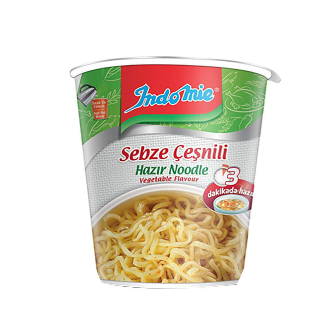 İndo Mie Bardak Sebzeli Noodle 60 Gr.