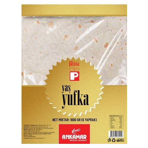 Anka Patista Yaş Yufka 1000 Gr.