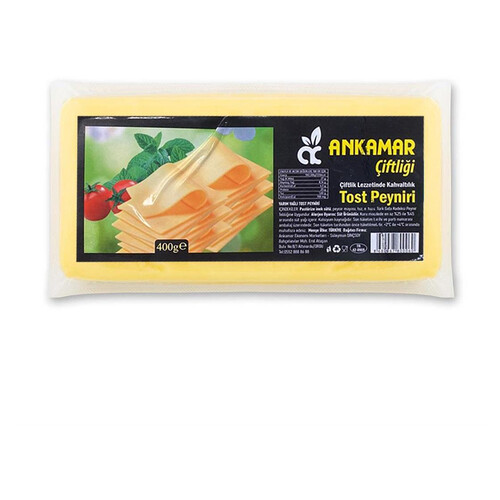 Ankamar Çiftliği Tost Kaşar Peyniri 400 Gr.