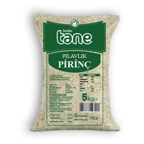 Binbir Tane Terme Pilavlık Pirinç 5 Kg